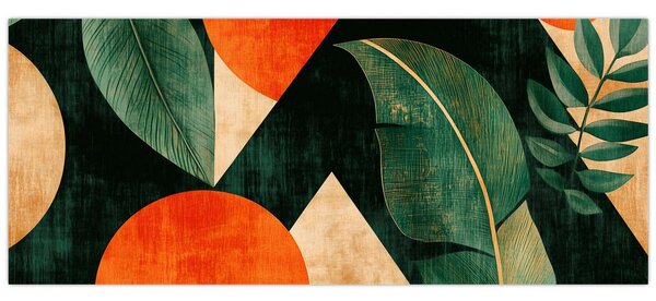Kép - Geometrikus természeti minták II. (120x50 cm)
