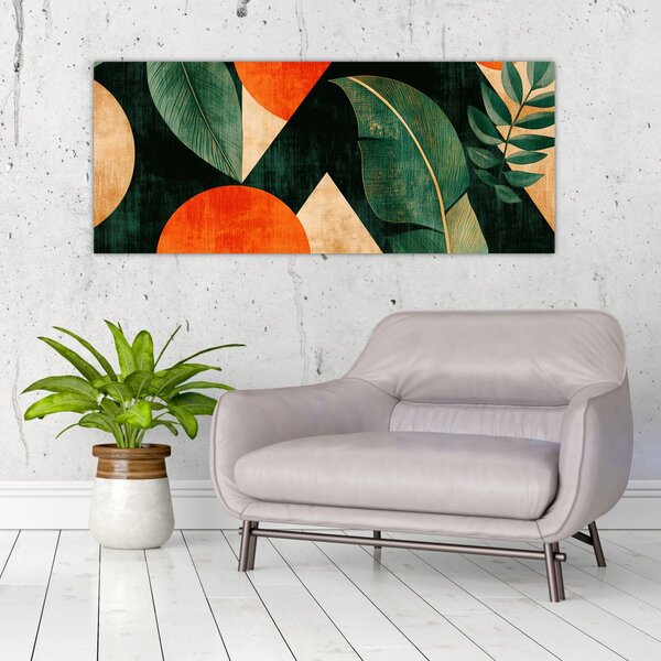 Kép - Geometrikus természeti minták II. (120x50 cm)