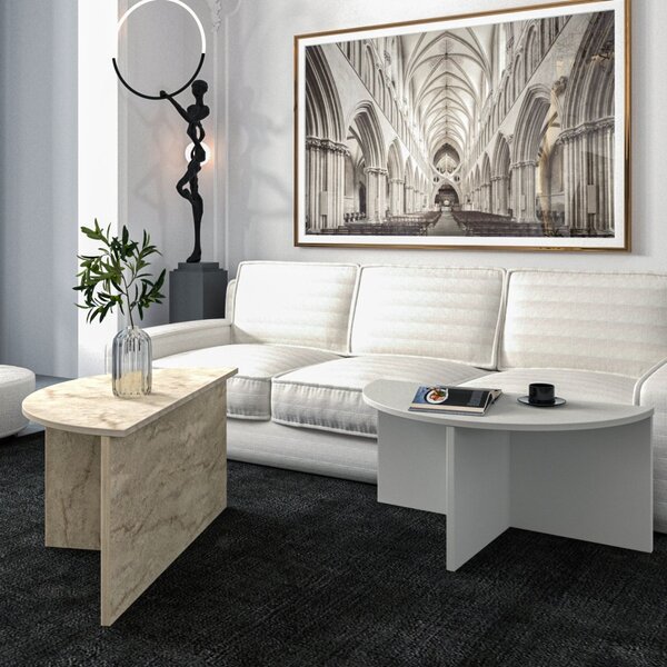 Dolunay - Grey, Travertine