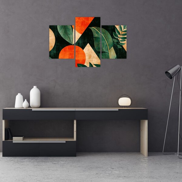 Kép - Geometrikus természeti minták II. (90x60 cm)