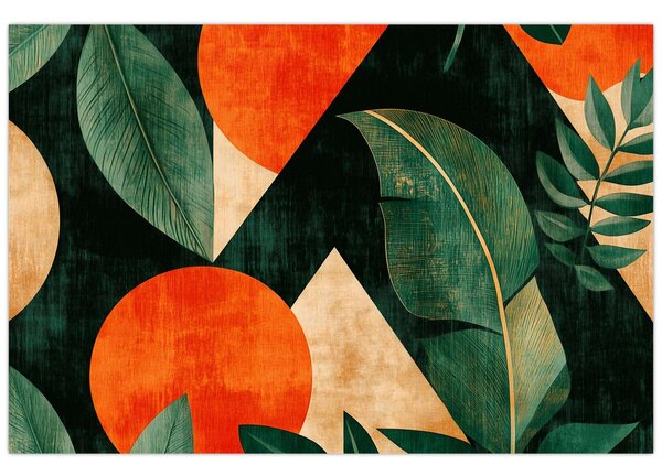 Kép - Geometrikus természeti minták II. (90x60 cm)