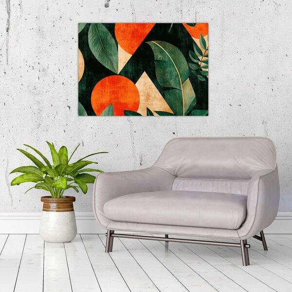 Kép - Geometrikus természeti minták II. (70x50 cm)