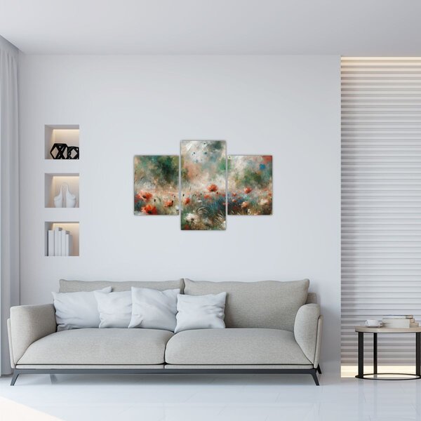 Kép – Pipacsmező absztrakciója (90x60 cm)