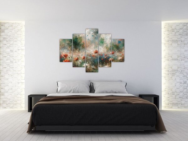 Kép – Pipacsmező absztrakciója (150x105 cm)