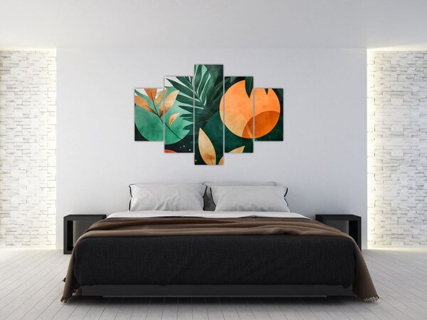 Kép - Geometrikus természeti minták (150x105 cm)