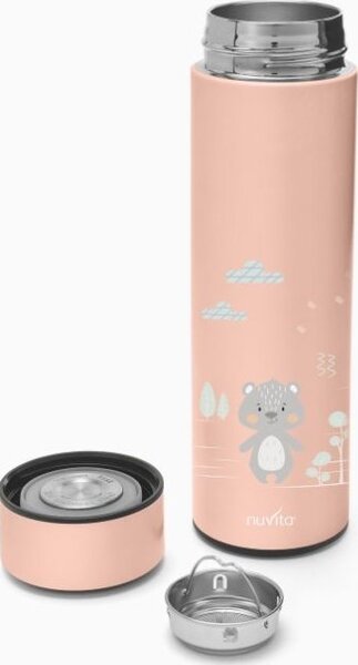 Nuvita termosz digitális hőmérséklet kijelzővel 500ml - Pink - 4455