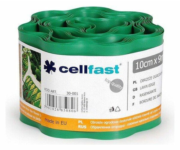 CELLFAST Kerti Szegély Zöld, 20cm x 9mb