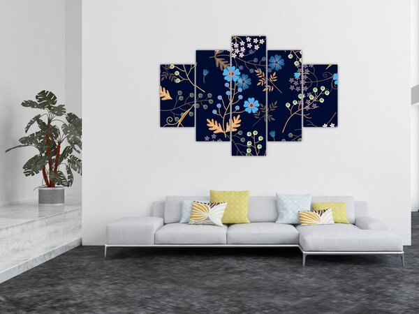 Kép - Őszi virágok (150x105 cm)