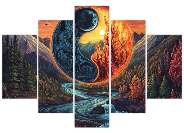 Kép - Elemi erők (150x105 cm)