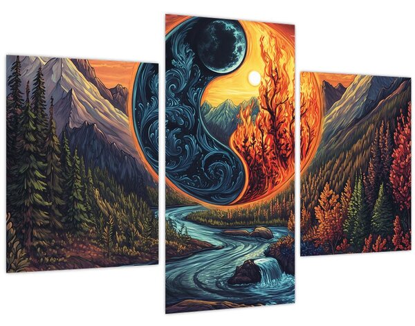Kép - Elemi erők (90x60 cm)