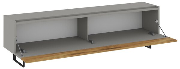 Sign TV-állvány, szürke-tölgy, 180 cm
