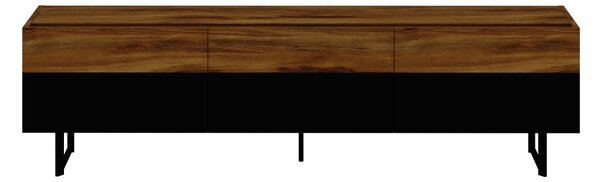 Sign TV-állvány, fekete-tölgy, 180 cm