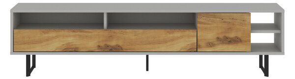 Luga TV-állvány, szürke-tölgy, 180 cm