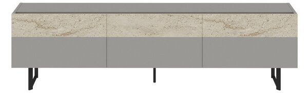 Sign TV-állvány, szürke-travertin, 180 cm