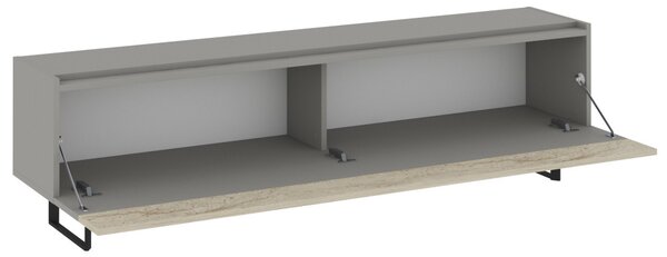 Sign TV-állvány, szürke-travertin, 180 cm