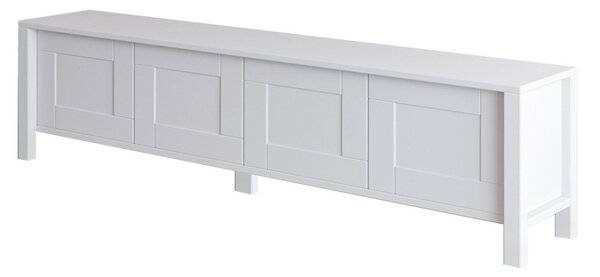 Vachel TV-állvány, fehér, 160 cm