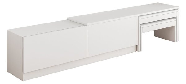 Nest TV-állvány, fehér, 180 cm