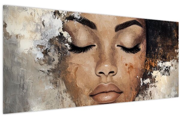 Kép - Női portré (120x50 cm)