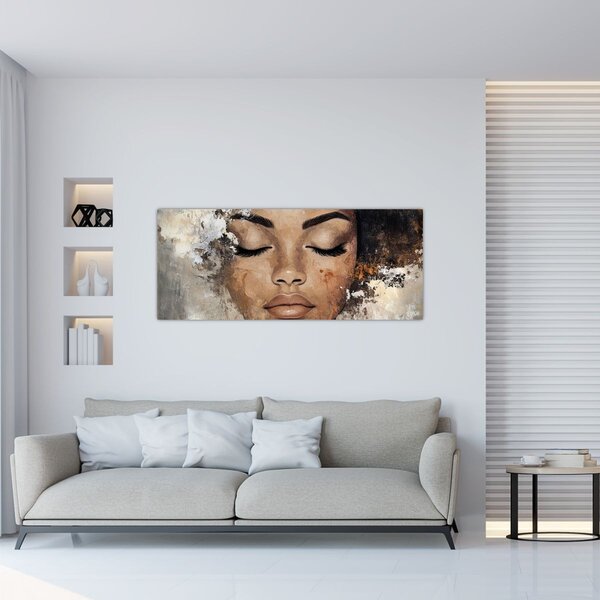 Kép - Női portré (120x50 cm)