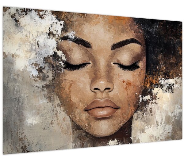 Kép - Női portré (90x60 cm)