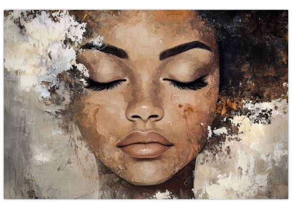 Kép - Női portré (90x60 cm)