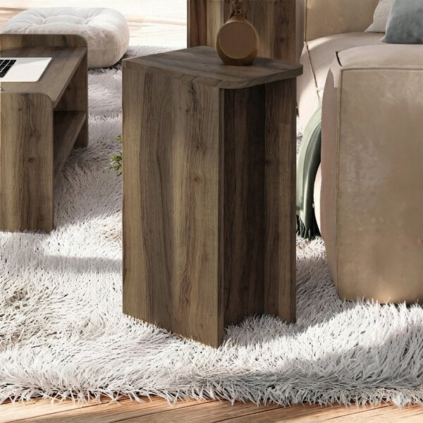 Amon - Travertine, Antique Walnut