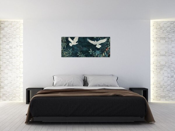 Kép - Két galamb (120x50 cm)