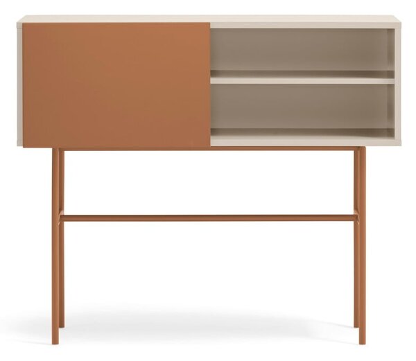 Téglavörös-bézs konzolasztal 35x110 cm Nube – Teulat