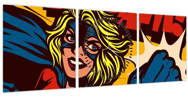 Kép - Comix (órával) (90x30 cm)