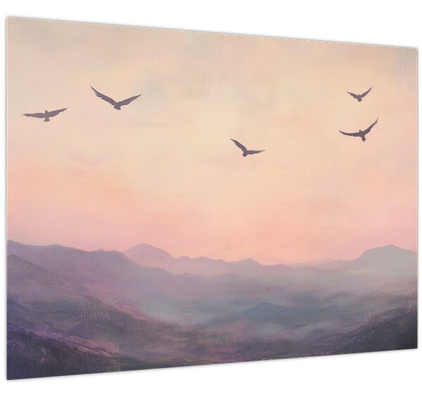 Kép - Madárcsapat II. (70x50 cm)