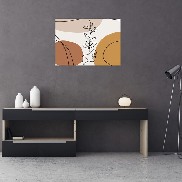 Kép - Boho formák (70x50 cm)