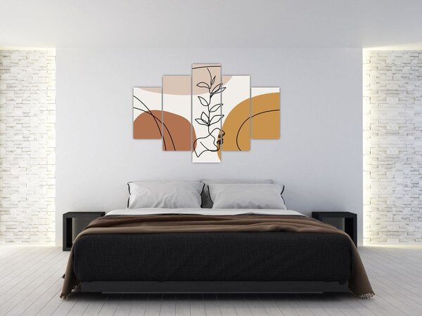 Kép - Boho formák (150x105 cm)