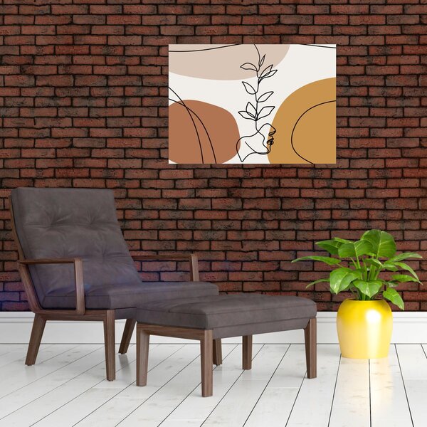Kép - Boho formák (70x50 cm)
