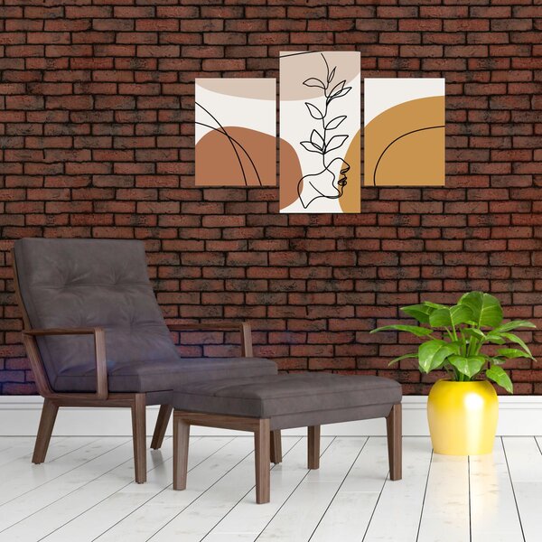 Kép - Boho formák (90x60 cm)