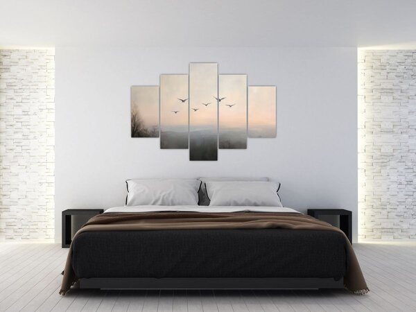 Kép - Madárcsapat (150x105 cm)