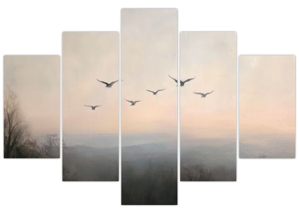 Kép - Madárcsapat (150x105 cm)