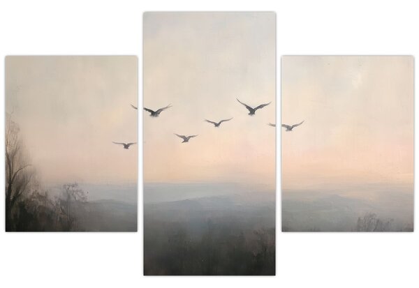 Kép - Madárcsapat (90x60 cm)