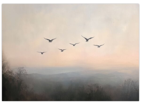 Kép - Madárcsapat (70x50 cm)