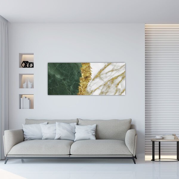 Kép - Zöld márvány N⁰1 (120x50 cm)