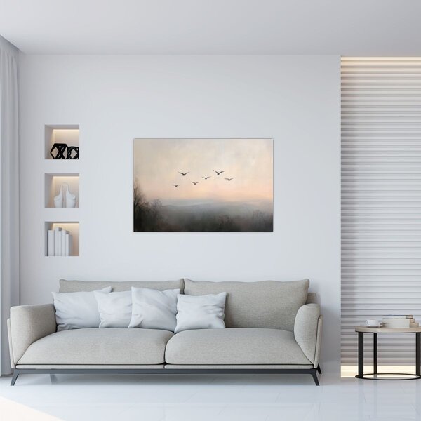 Kép - Madárcsapat (90x60 cm)