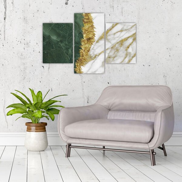 Kép - Zöld márvány N⁰1 (90x60 cm)