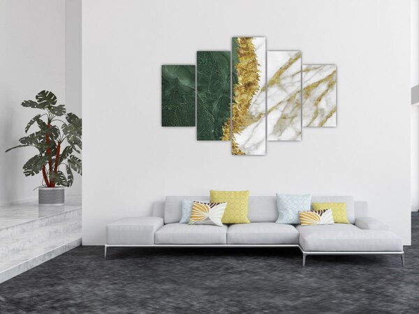 Kép - Zöld márvány N⁰1 (150x105 cm)