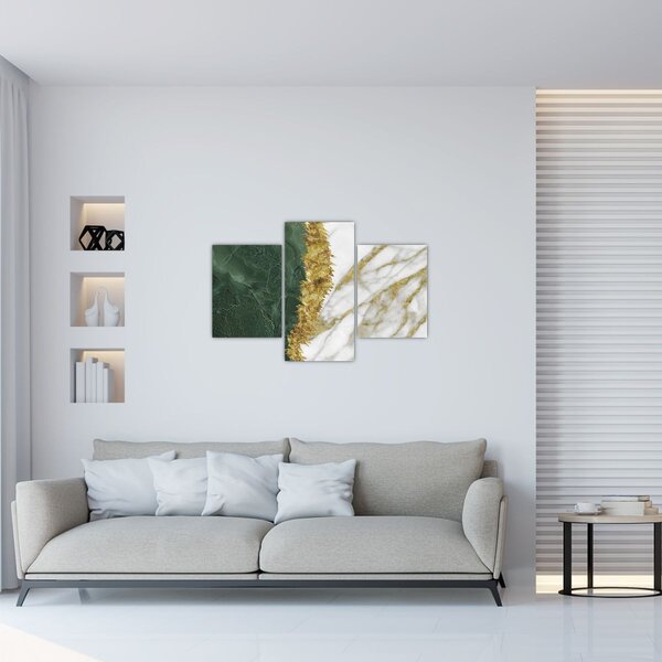 Kép - Zöld márvány N⁰1 (90x60 cm)