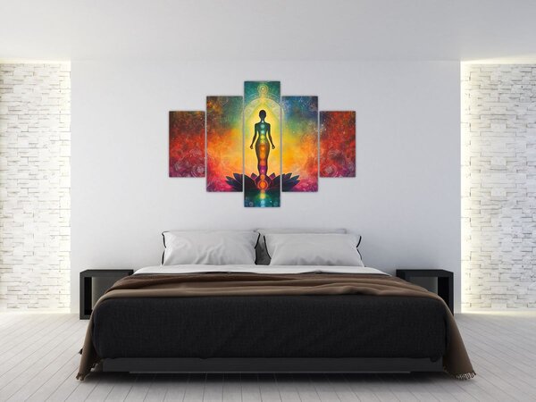 Kép - Nő és csakrák (150x105 cm)