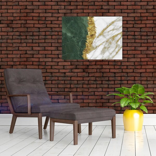 Kép - Zöld márvány N⁰1 (70x50 cm)