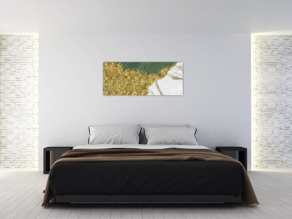 Kép - Zöld márvány N⁰2 (120x50 cm)