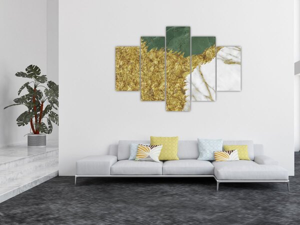 Kép - Zöld márvány N⁰2 (150x105 cm)