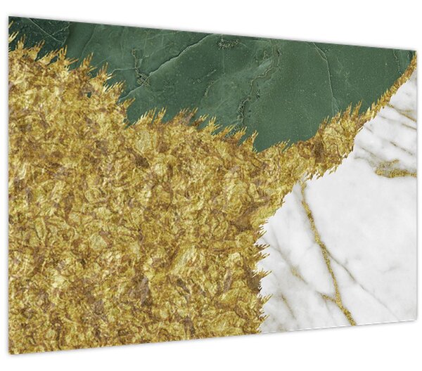 Kép - Zöld márvány N⁰2 (90x60 cm)