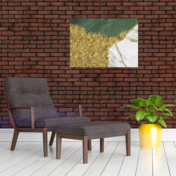 Kép - Zöld márvány N⁰2 (70x50 cm)