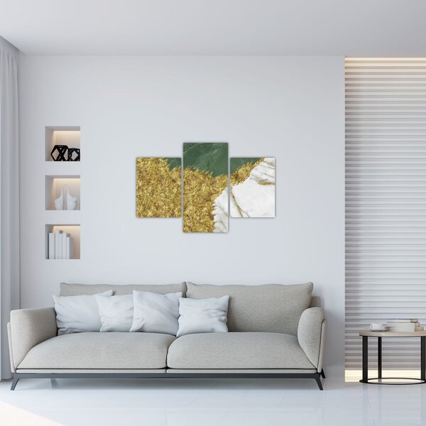 Kép - Zöld márvány N⁰2 (90x60 cm)
